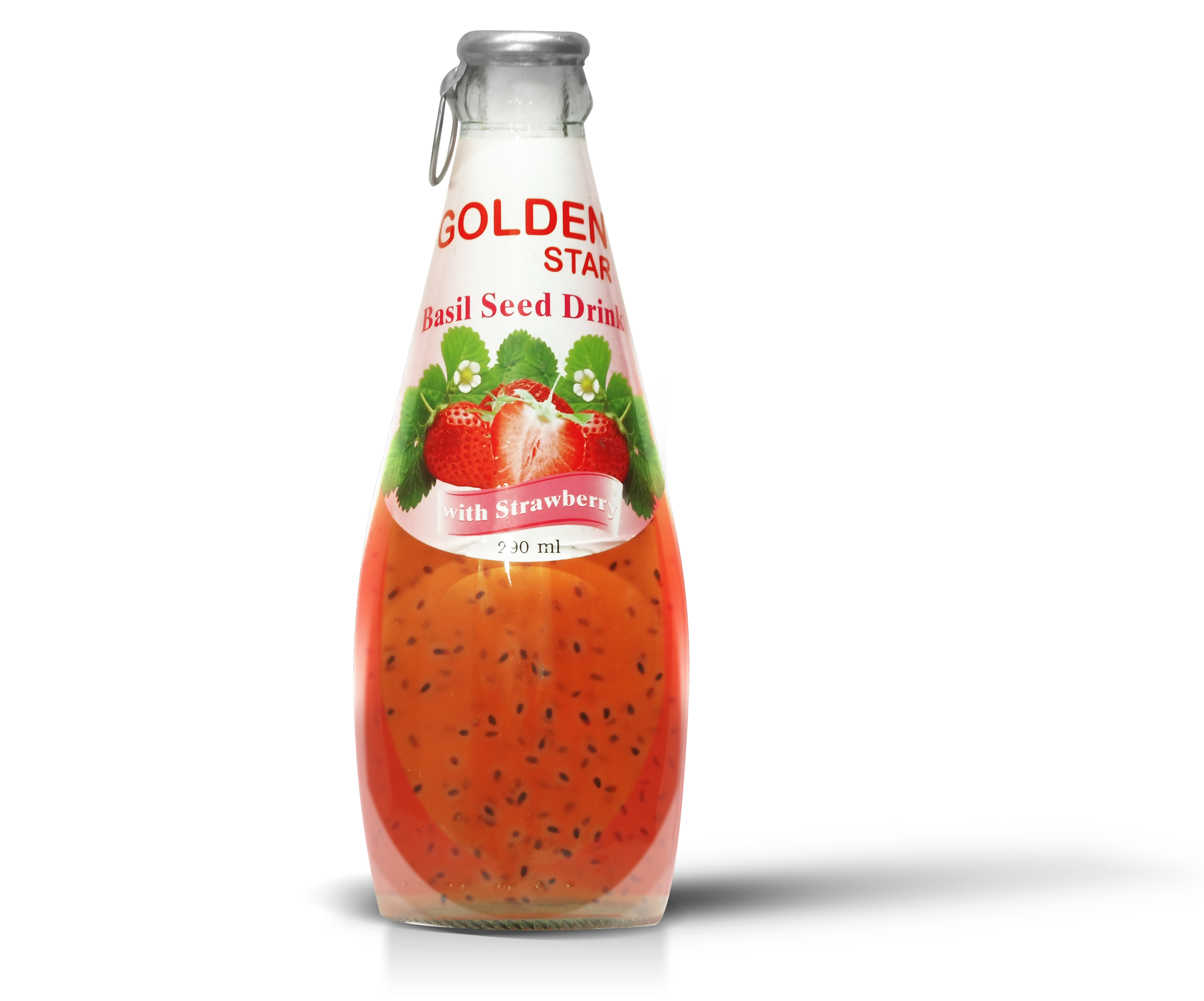 Basil Seed Drink With Strawberry 290 ml